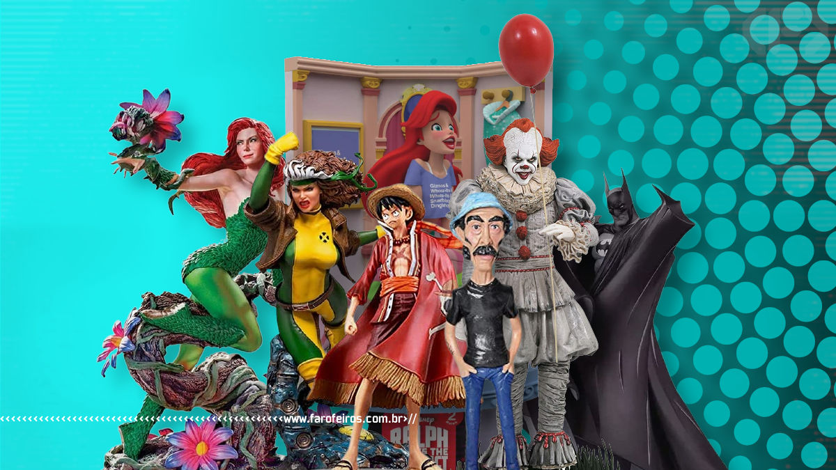 Hera Venenosa - Vampira - Ariel - Luffy - Seu Madruga - Palhaço It - Batman - Blog Farofeiros