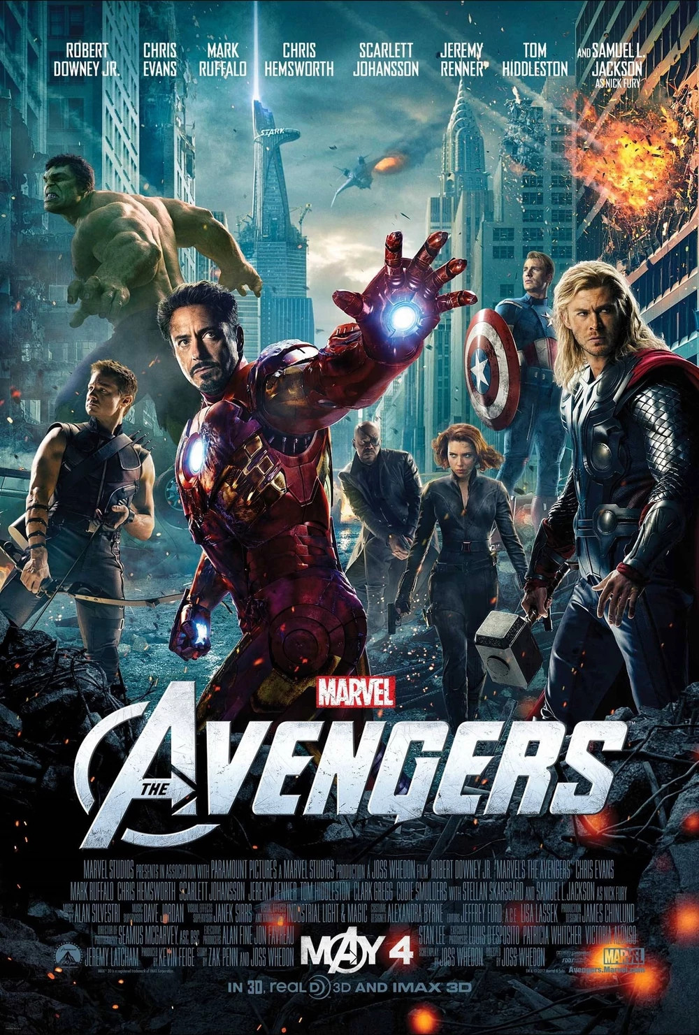 Novo poster do filme dos Vingadores - Blog Farofeiros