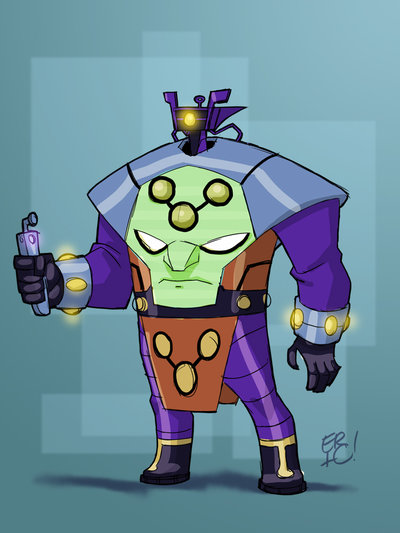 Marvel Comics e DC Comics - Brainiac + MODOK - Blog Farofeiros