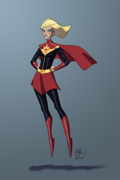 Marvel Comics e DC Comics - Super Girl + Capitã Marvel - Blog Farofeiros