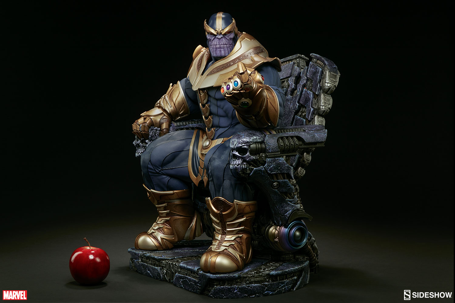 Thanos no Trono da Sideshow - Blog Farofeiros