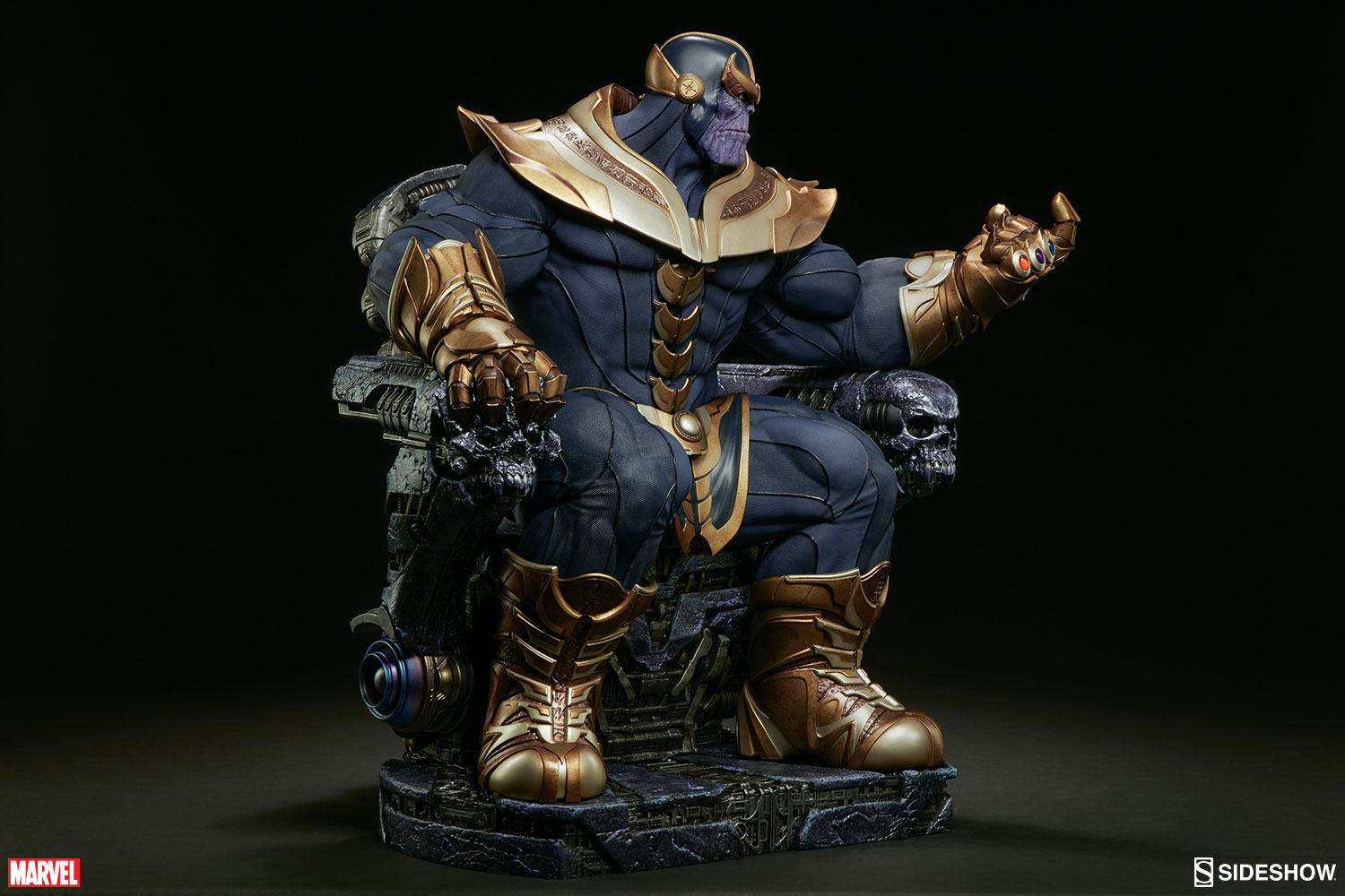 Thanos no Trono da Sideshow - Blog Farofeiros