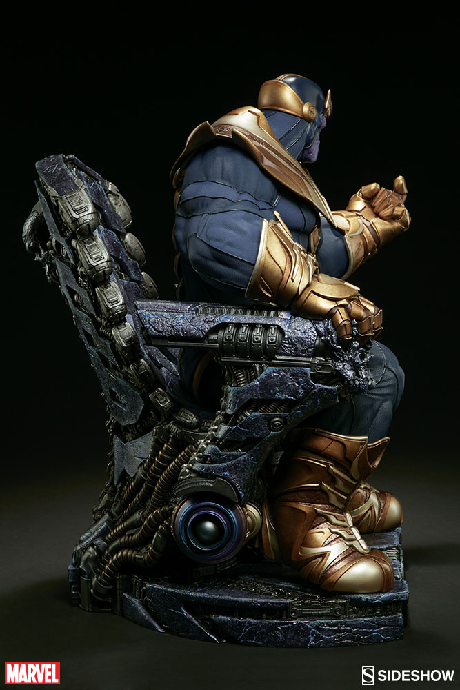 Thanos no Trono da Sideshow - Blog Farofeiros
