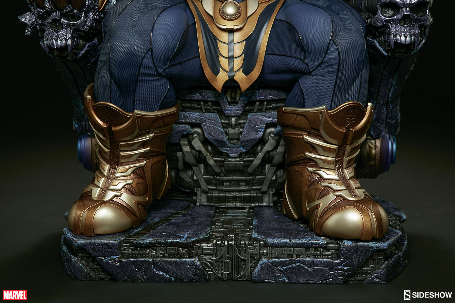 Thanos no Trono da Sideshow - Blog Farofeiros