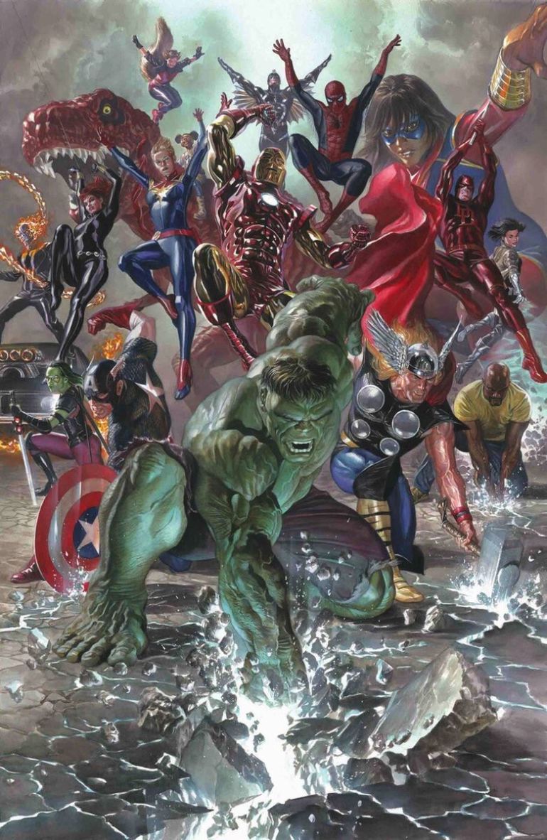 Legado Marvel - Capa por Alex Ross