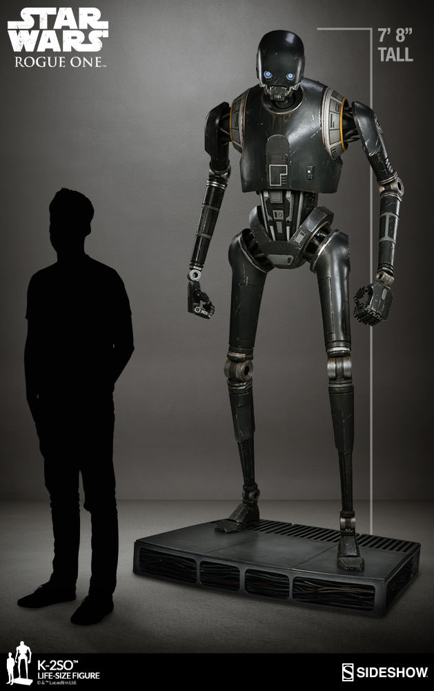 Star Wars - K-2SO em tamanho real pela Sideshow