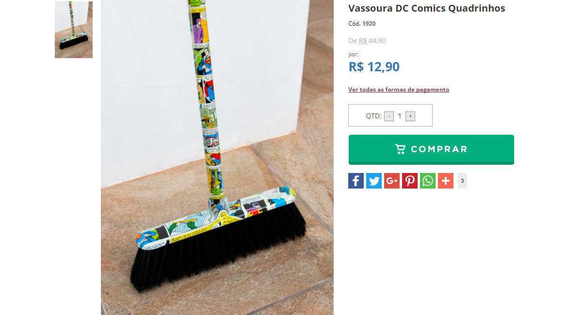 Vassoura da DC Comics