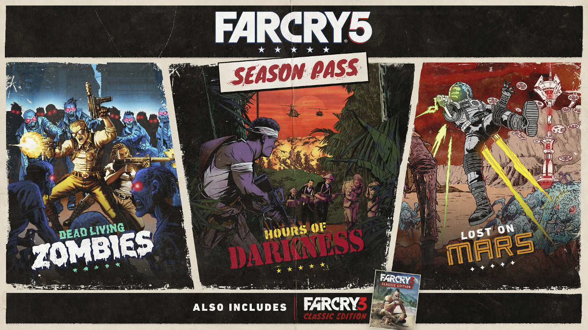 Season Pass de Far Cry 5 te levará para o Vietnam e para Marte