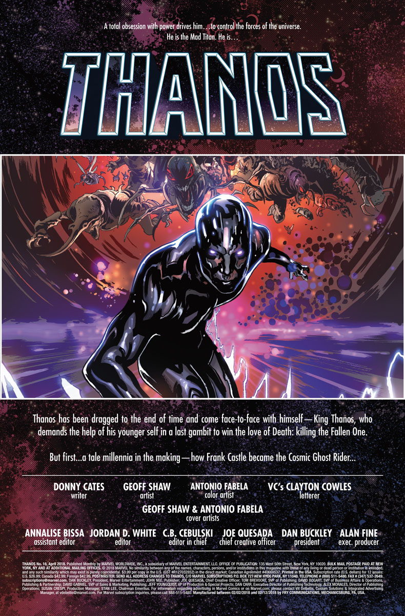 Thanos #16 - Preview - Motoqueiro Fantasma Cósmico