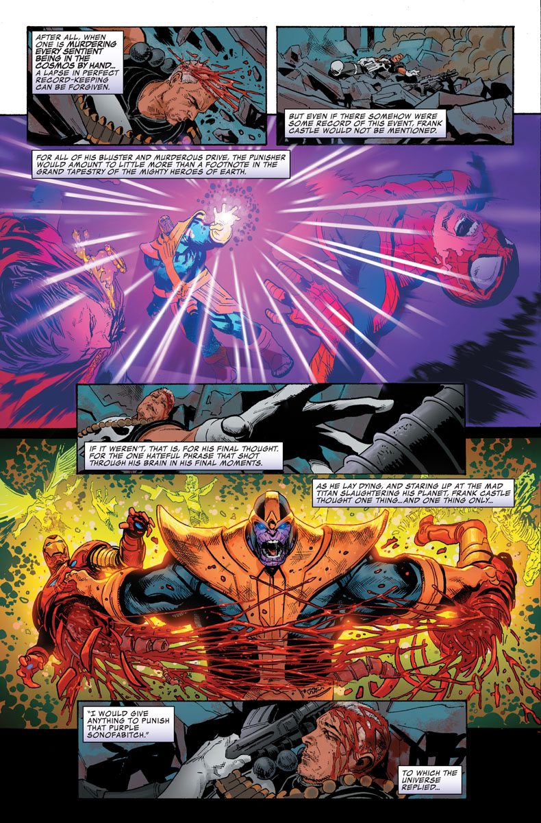 Thanos #16 - Preview - Motoqueiro Fantasma Cósmico