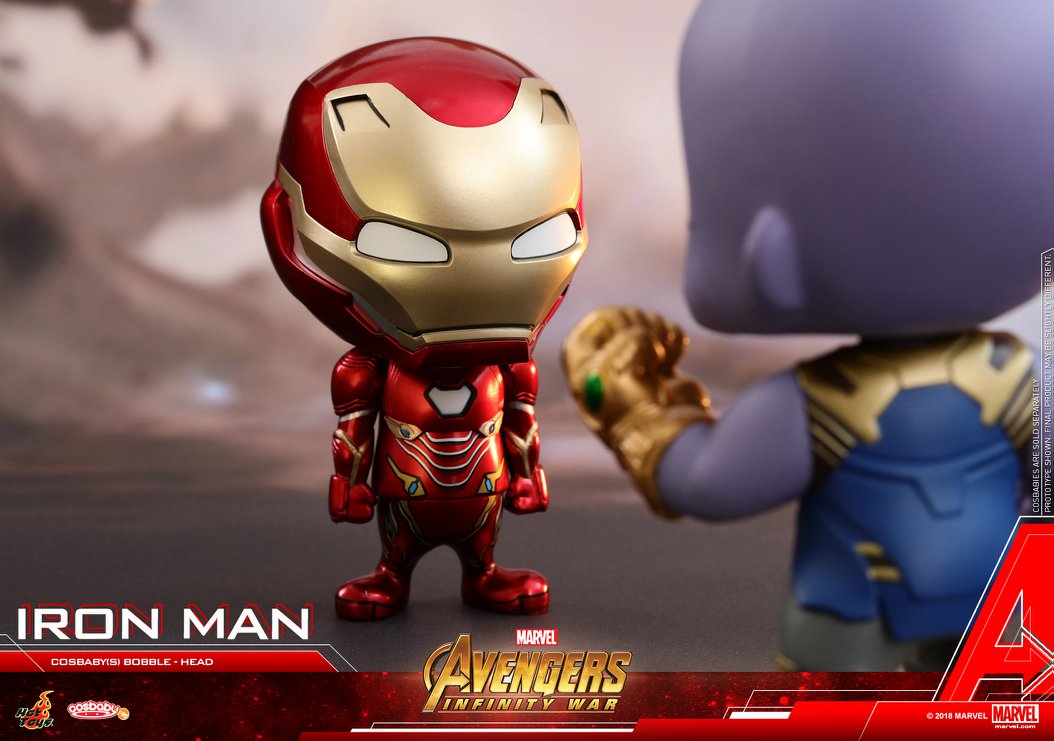 Cosbabys de Guerra Infinita - Homem de Ferro e Thanos