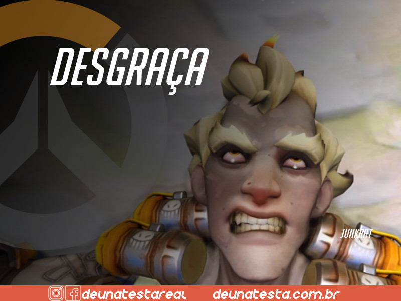 Motivação de Overwatch com frases dos personagens do game - Blog Farofeiros - Junkrat