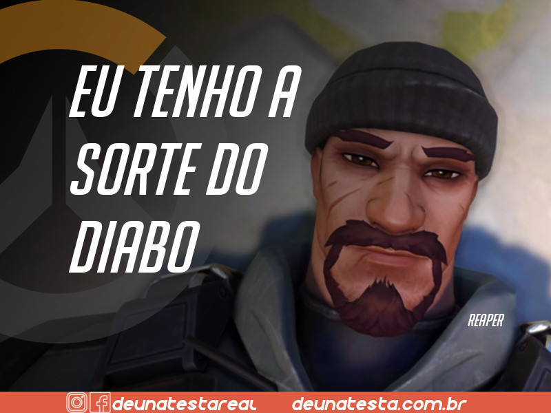 Motivação de Overwatch com frases dos personagens do game - Blog Farofeiros - Reaper
