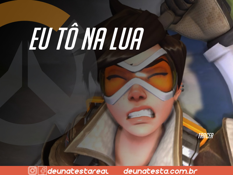 Motivação de Overwatch com frases dos personagens do game - Blog Farofeiros - Tracer