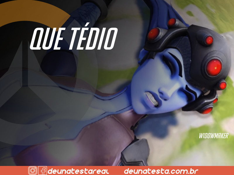 Motivação de Overwatch com frases dos personagens do game - Blog Farofeiros - Widowmaker