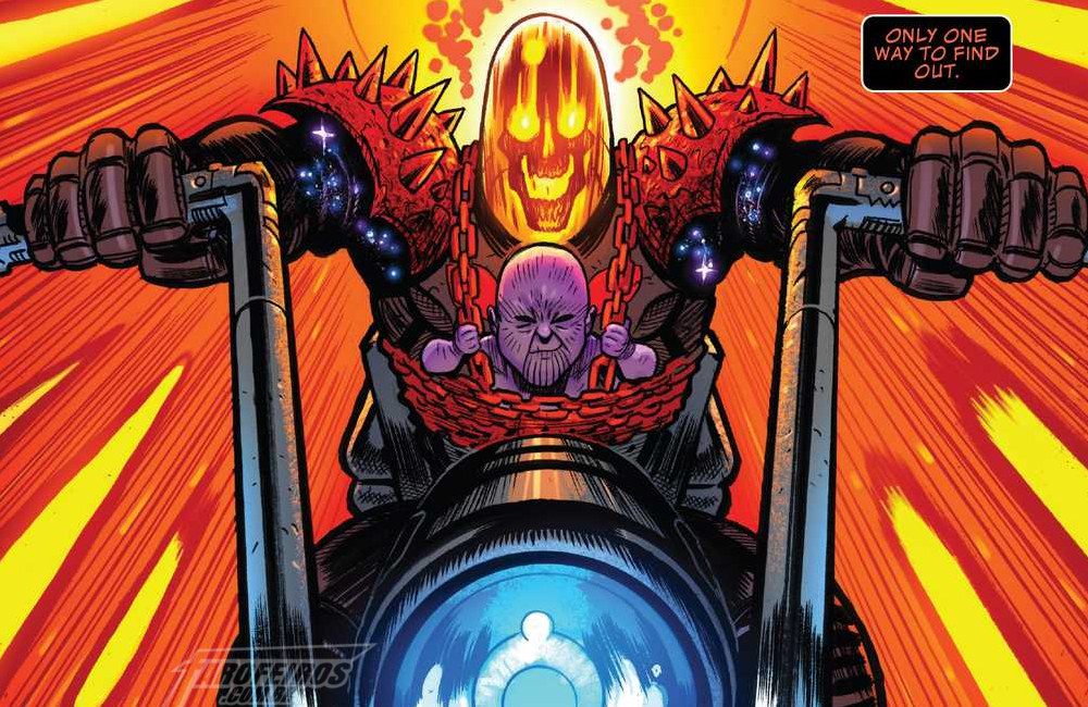 Motoqueiro Fantasma Cósmico - Frank Castle - Thanos - Blog Farofeiros
