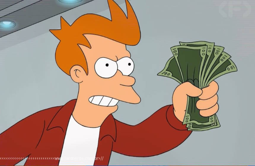 Qual é o jogo mais caro da Steam - Shut up and take my money - Fry - Futurama - Blog Farofeiros