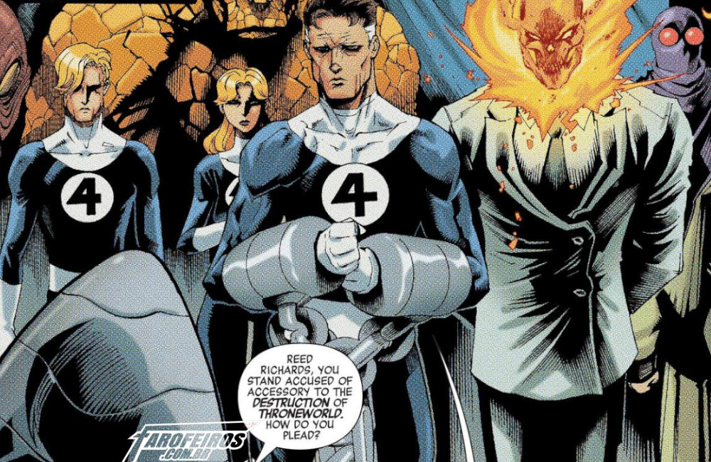 Outra Semana nos Quadrinhos #8 - Cosmic Ghost Rider Destroys Marvel History #1 - Motoqueiro Fantasma Cósmico - Quarteto Fantástico - Blog Farofeiros