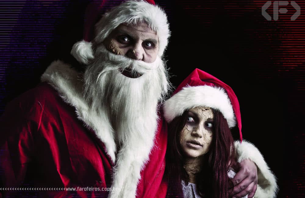 O Sangue de Boi tem poder - Papai Noel Zumbi e Ajudante - Blog Farofeiros