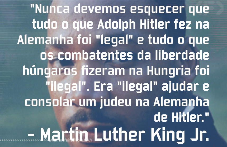 Pensamento - Martin Luther King Jr