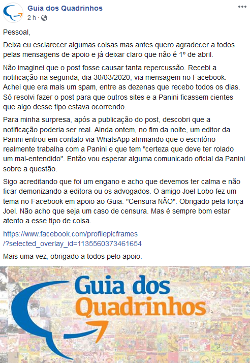 Panini aciona legalmente o Guia dos Quadrinhos - Blog Farofeiros