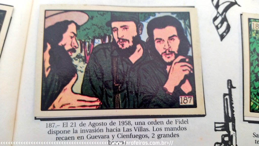 Álbum de figurinhas da Revolução Cubana - Véia dos Causos - Blog Farofeiros