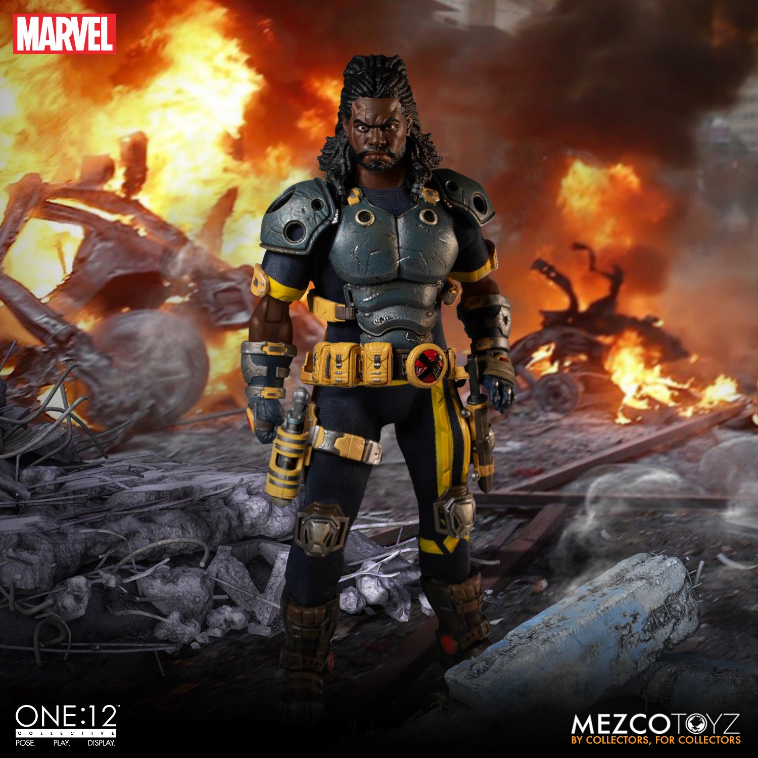 Bishop da Mezco Toyz - X-Men - Marvel Comics - Blog Farofeiros