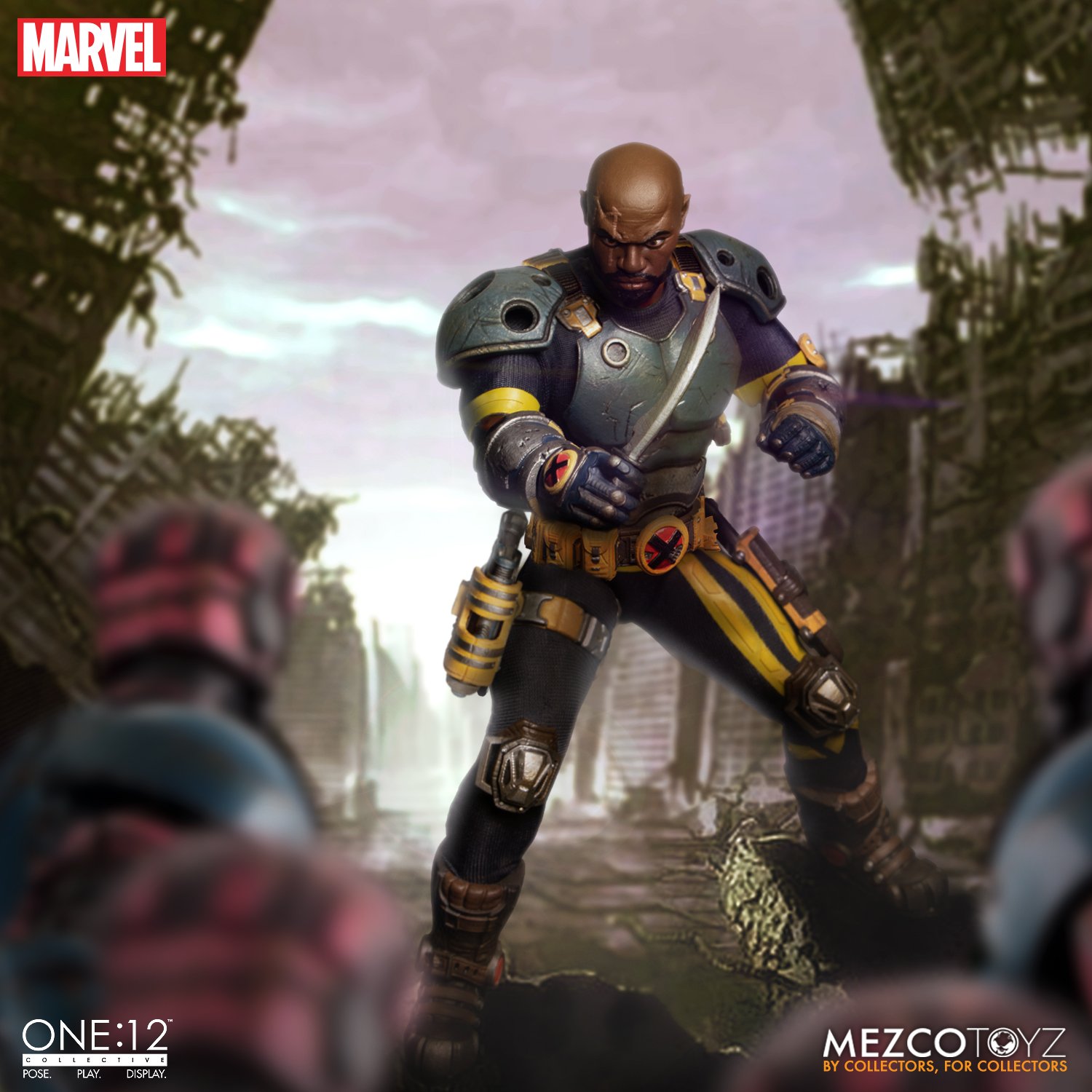 Bishop da Mezco Toyz - X-Men - Marvel Comics - Blog Farofeiros