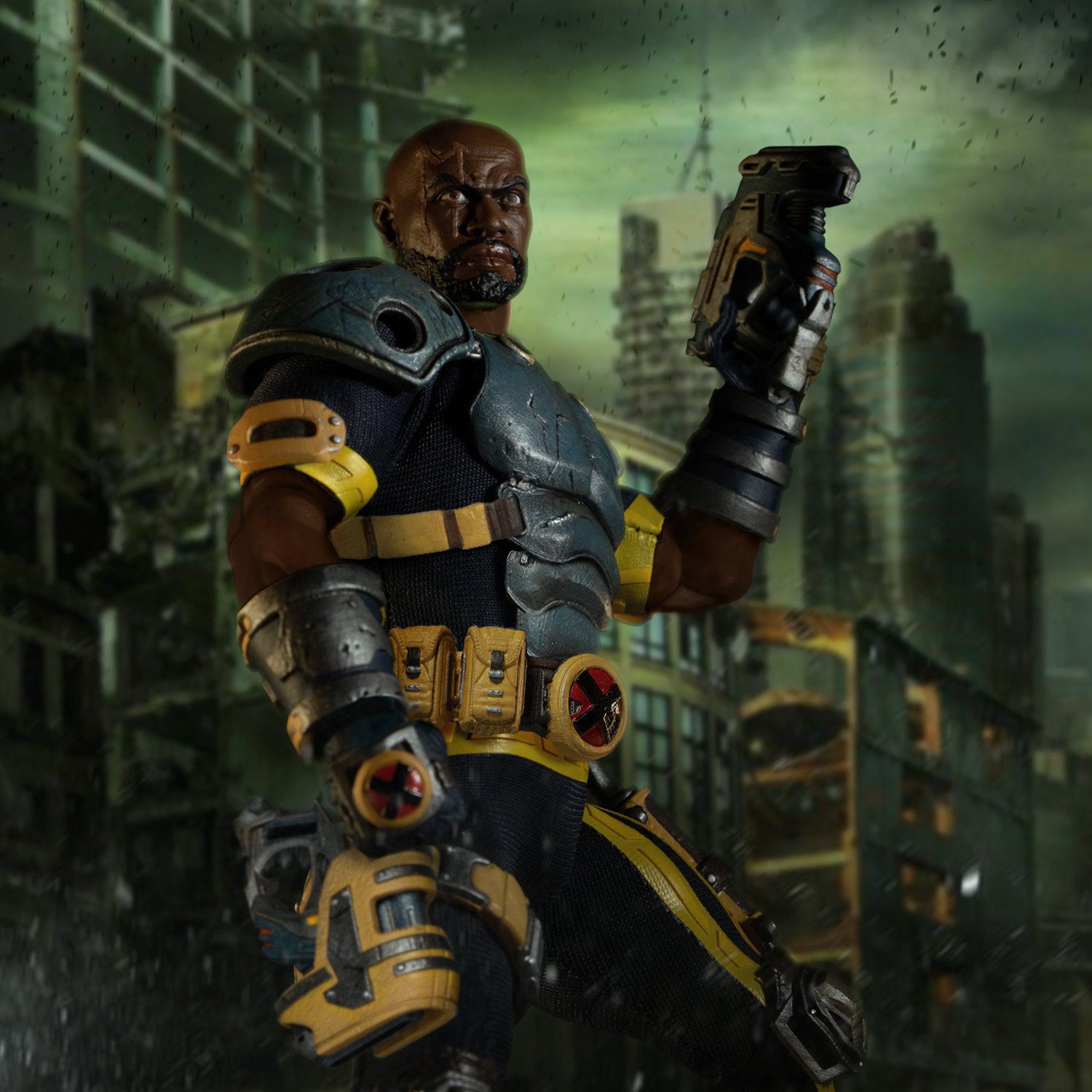 Bishop da Mezco Toyz - X-Men - Marvel Comics - Blog Farofeiros