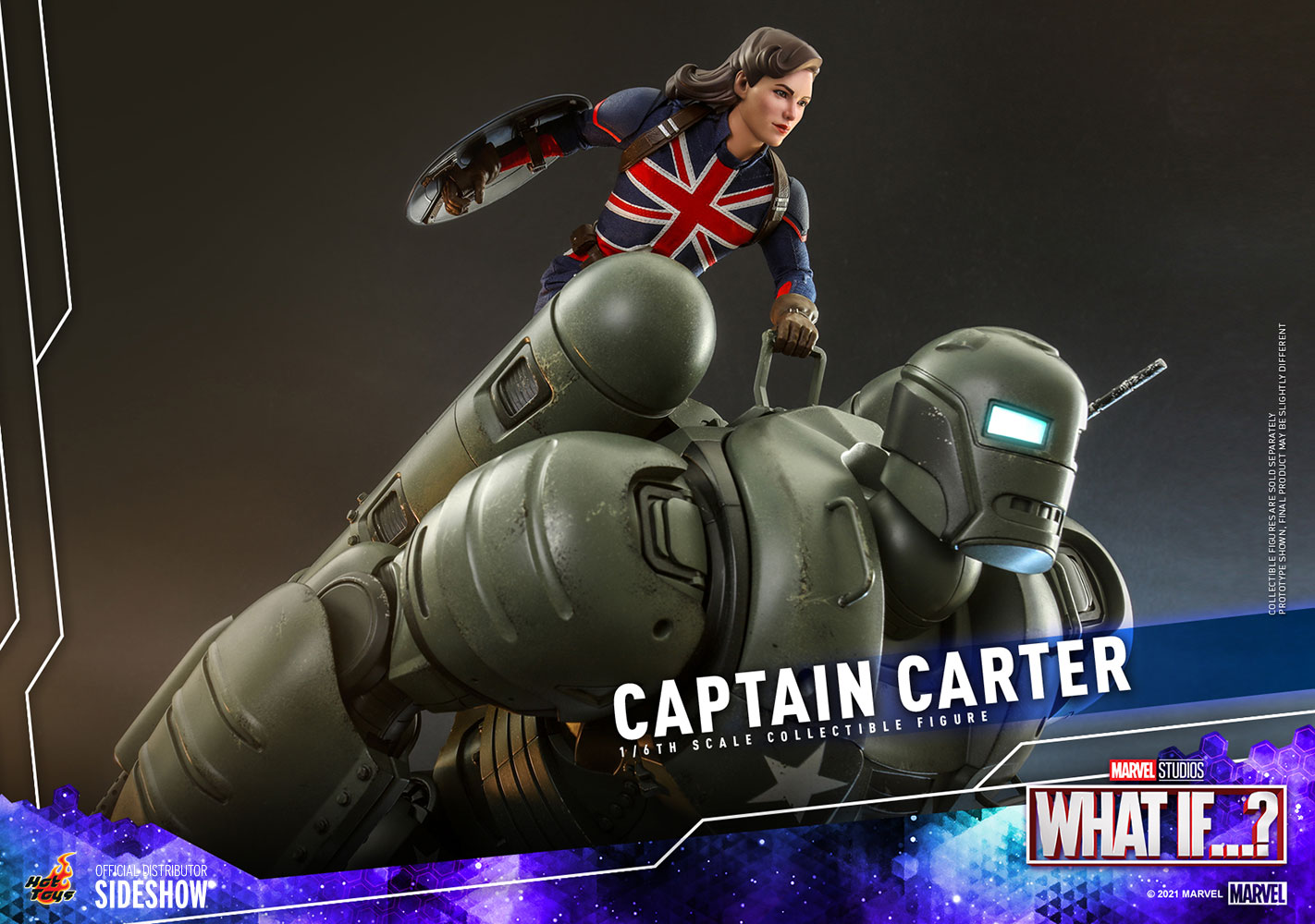 Capitã Carter da Hot Toys - Marvel Studios What If - Blog Farofeiros