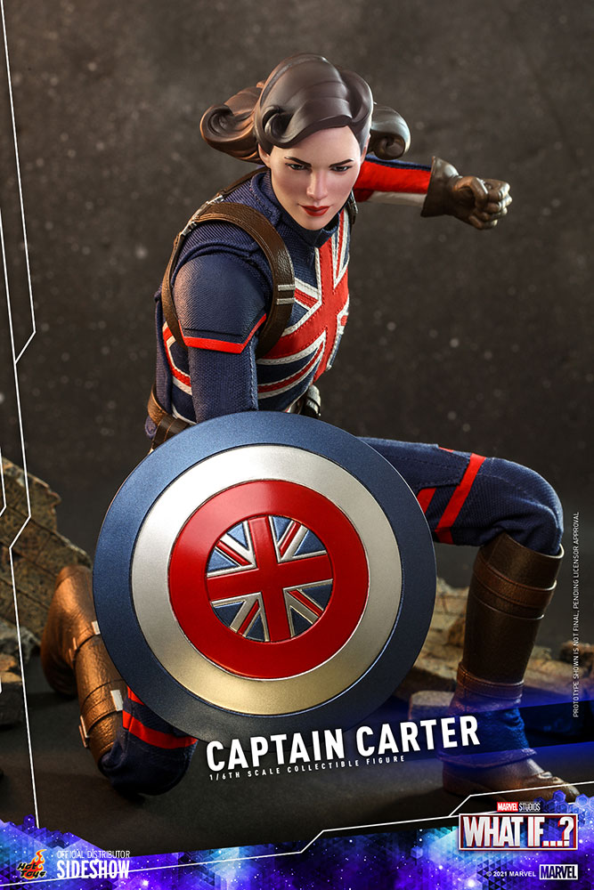 Capitã Carter da Hot Toys - Marvel Studios What If - Blog Farofeiros