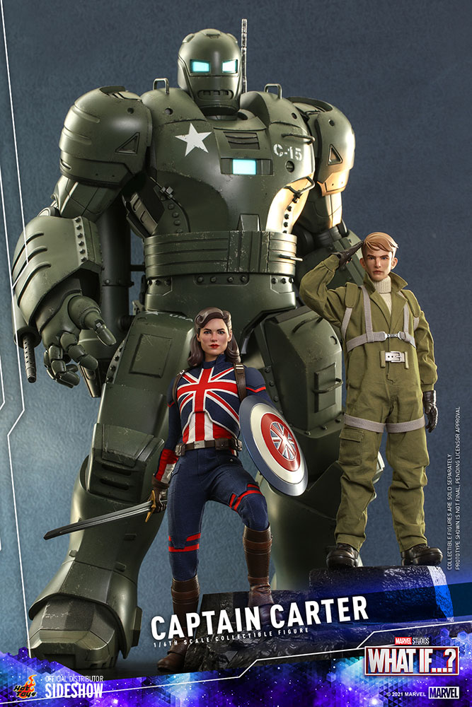 Capitã Carter da Hot Toys - Marvel Studios What If - Blog Farofeiros