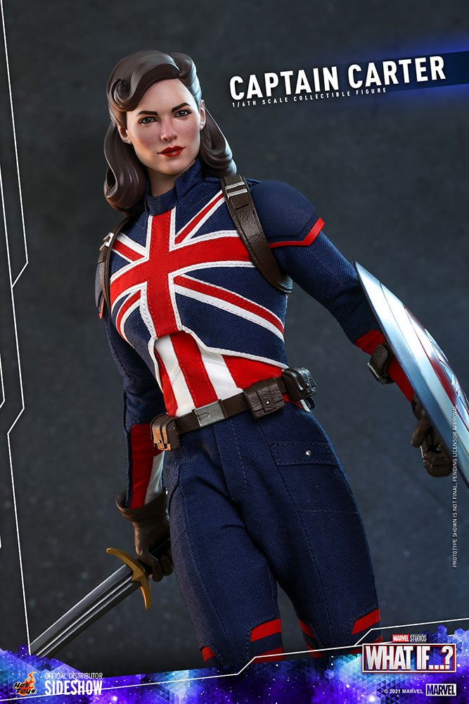 Capitã Carter da Hot Toys - Marvel Studios What If - Blog Farofeiros