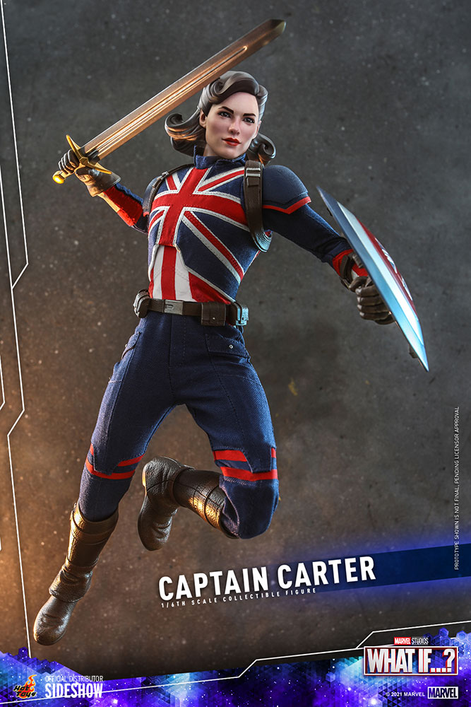 Capitã Carter da Hot Toys - Marvel Studios What If - Blog Farofeiros