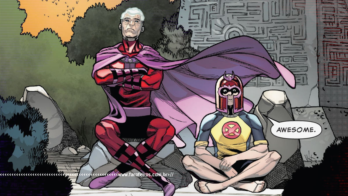 Outra Semana nos Quadrinhos #30 - Homem de Gelo usando o capacete do Magneto - Marvel Comics - Marvel's Voice PRIDE - Blog Farofeiros