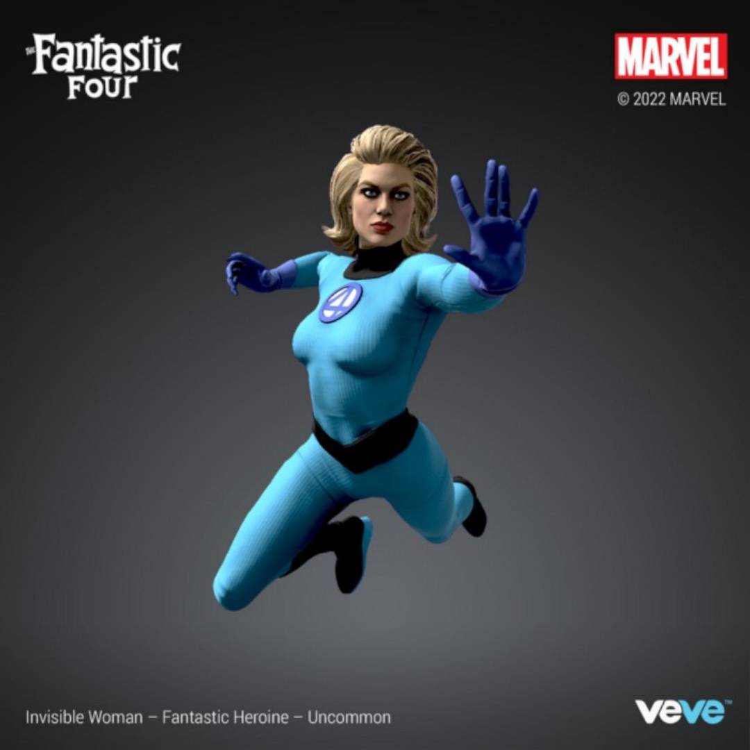 NFT Mulher Invisível 3 - Marvel Comics - www.farofeiros.com.br