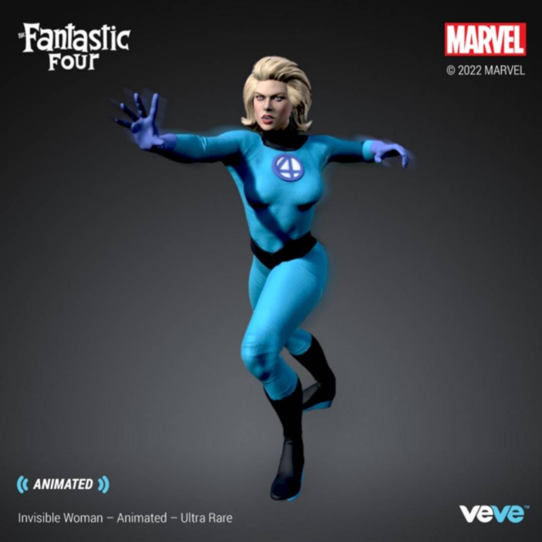 NFT Mulher Invisível 4 - Marvel Comics - www.farofeiros.com.br