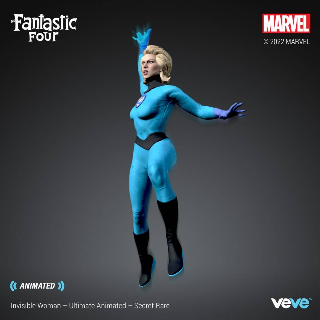 NFT Mulher Invisível 5 - Marvel Comics - www.farofeiros.com.br