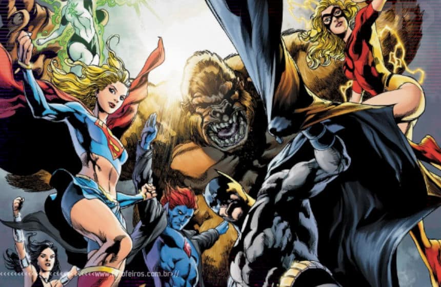 Macaco gigante enfrenta macaco gigante robô de seis braços! Justice League of America #60 - Blog Farofeiros