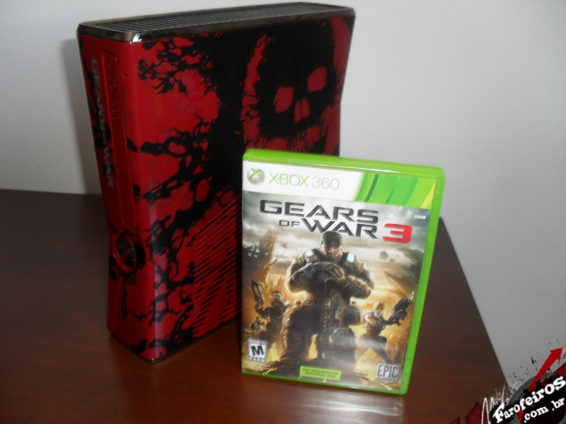 Xbox 360 edição especial Gears of War 3 - Blog Farofeiros