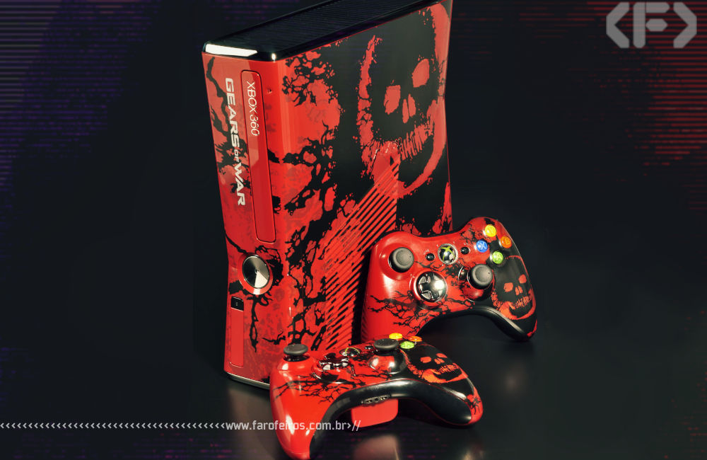 Meu Xbox 360 - Gears of War 3 - Edição Especial - Blog Farofeiros