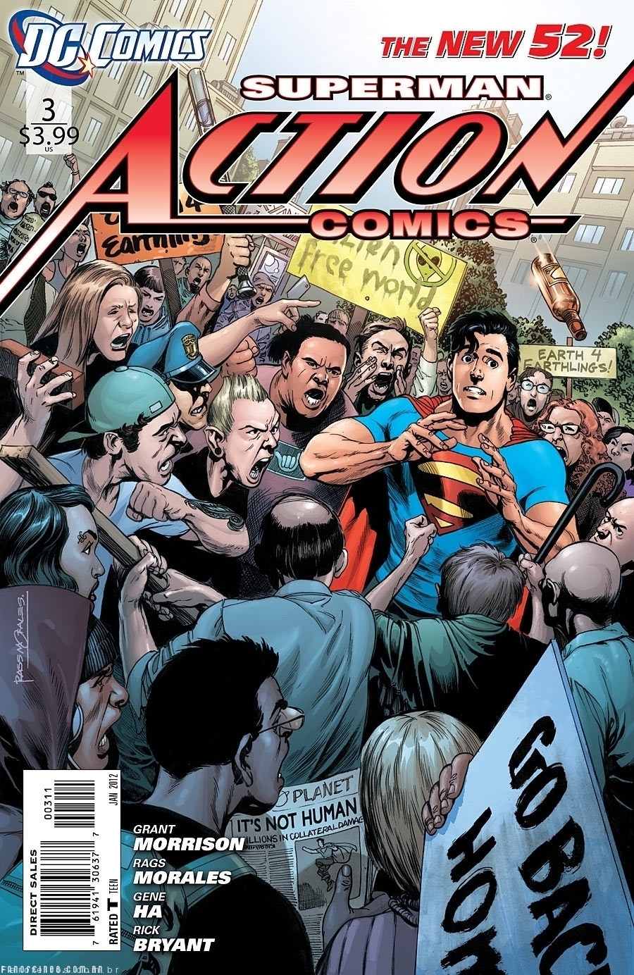 Preview de Action Comics #3 - Superman - Novos 52 - DC Comics - Blog Farofeiros