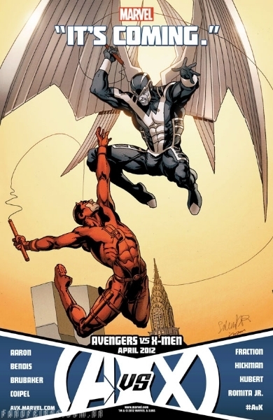 Vingadores Vs X-Men - Arcanjo vs Demolidor - Blog Farofeiros-archangel-daredevil