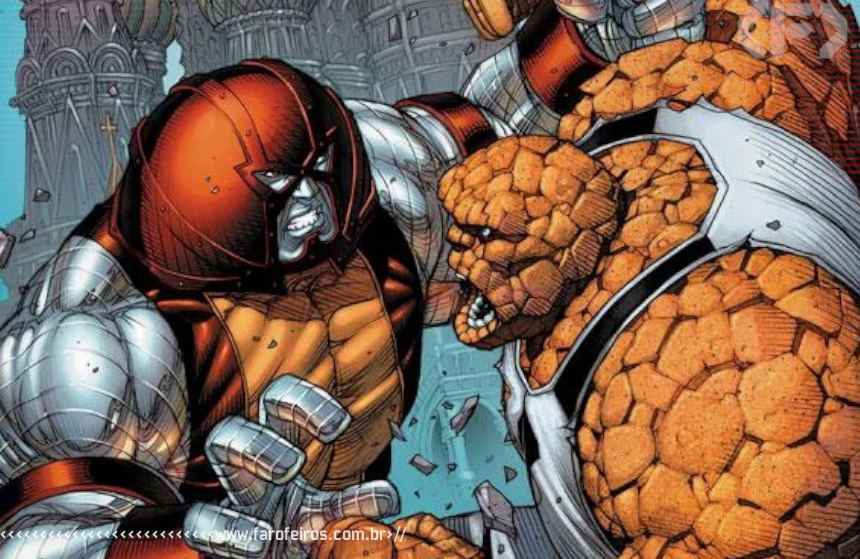 Vingadores Vs X-Men - Colossus vs Coisa - Blog Farofeiros