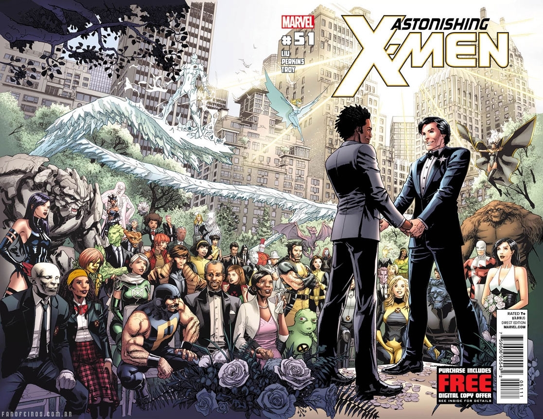 Casamento gay na Marvel - Astonishing X-Men #51 - Marvel Comics - Blog Farofeiros
