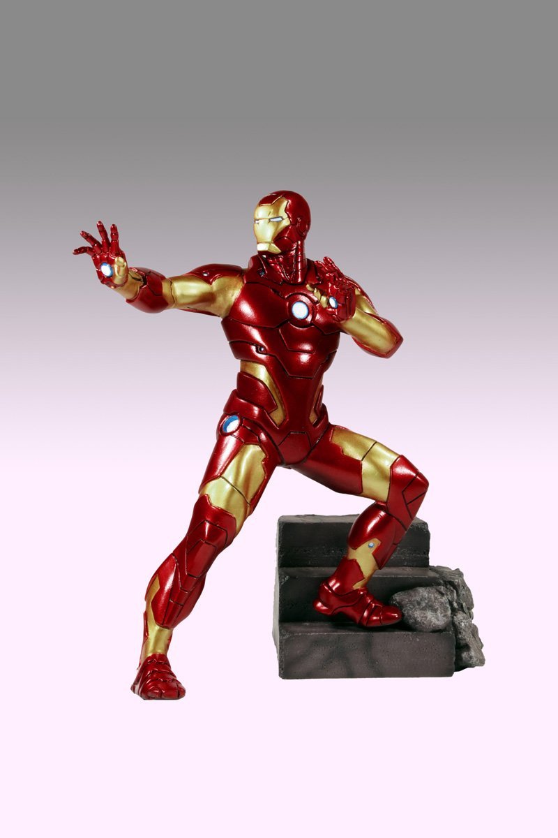 Homem de Ferro da Kotobukiya - Avengers Reborn - Iron Man Fine Art Cold Cast Statue