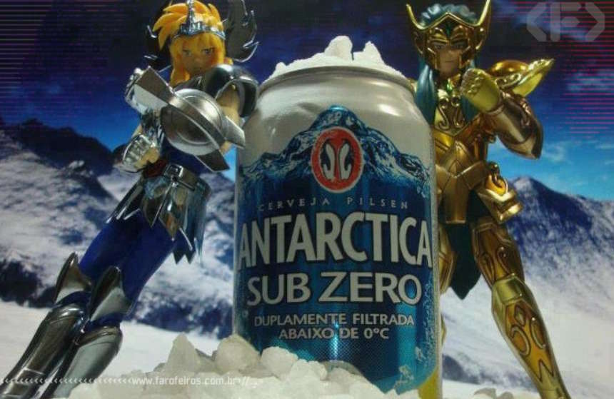 Deixe sua cerveja Sub Zero com Execução Aurora - Cavaleiros do Zodíaco - Blog Farofeiros