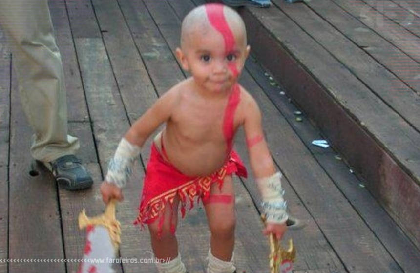 Encontrado filho real do Kratos - Blog Farofeiros