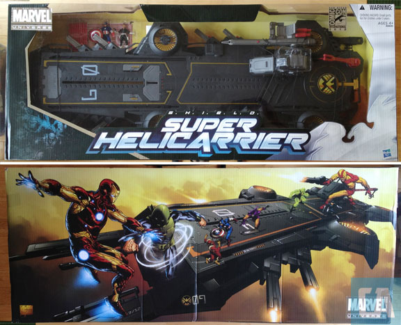 SHIELD Helicarrier - Aeroportaviões dos Vingadores - Hasbro - Blog Farofeiros