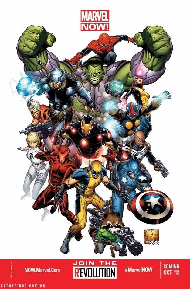 Marvel NOW - Join the Revolution - Blog Farofeiros